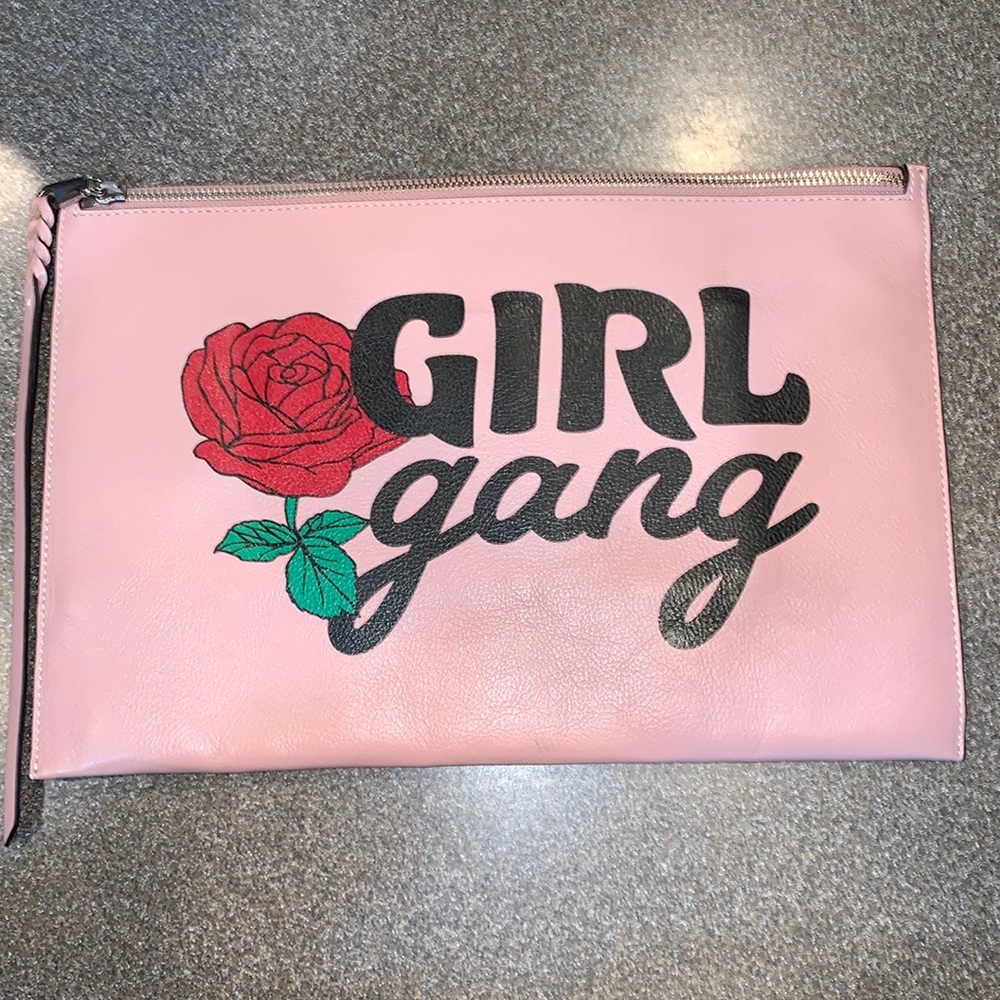 Like new Rebecca Minkoff Girl Gang leather pouch